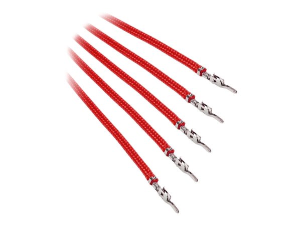 BitFenix Alchemy 2.0 - 0,6 m - Maschio - Femmina - Dritto - Dritto - Rosso