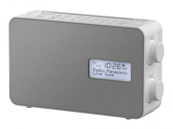 Panasonic Radio digitale - bianco - DAB+/FM - protezione da spruzzi - Portatile - Digitale - FM - 87