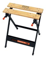 Black & Decker WM301-XJ - Banco da lavoro portatile - Bamboo - Acciaio - Nero - 160 kg - 341 mm - 76