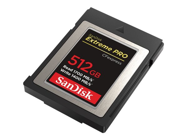 SanDisk SDCFE-512G-GN4NN - 512 GB - CFexpress - 1700 MB/s - 1400 MB/s - Nero