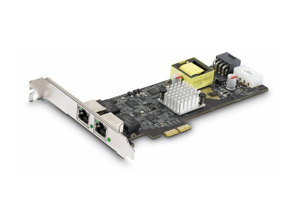 StarTech.com 2-Port PoE Network Card Intel I225-V 802.3af/at - Nic - PCI-Express