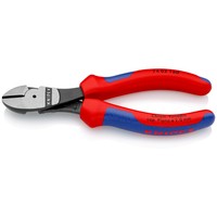 KNIPEX 74 02 160 - Pinze diagonali - 2 mm - Acciaio - Plastica - Blu - Rosso - 57 mm