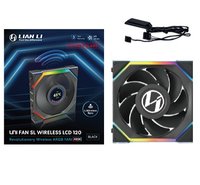 Lian Li UNI fan SL Wireless LCD Lüfter ARGB PWM - Reverse Blade 120 mm - Case fan - 31 dB