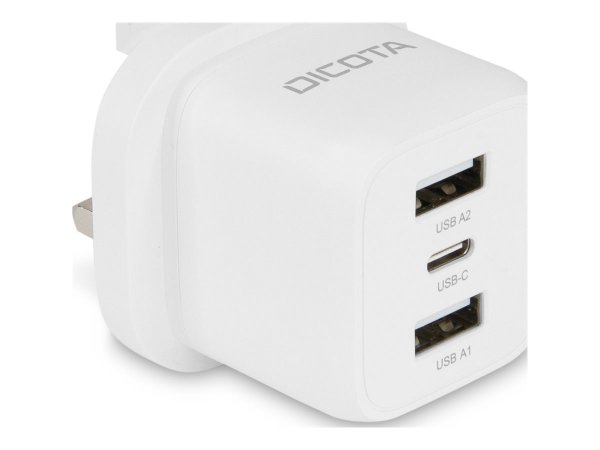 Dicota Netzteil - kompakt Laptop - 32 Watt - 3 A - 3 Ausgabeanschlussstellen U...