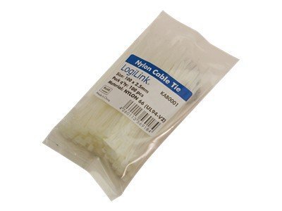 LogiLink Kabelbinder - 10 cm Packung mit 100