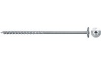 fischer 566333 - Vite - Acciaio zincato - Legno - Zinco - Filettatura parziale - Flange head
