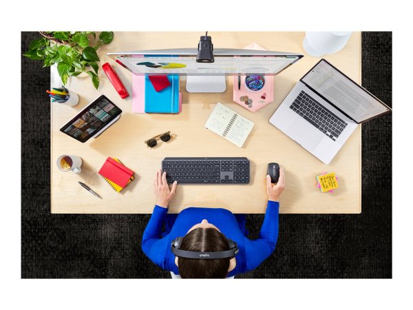 Logitech Master 920-010250 - Full-size (100%) - Wireless - RF senza fili + Bluetooth - Grafite