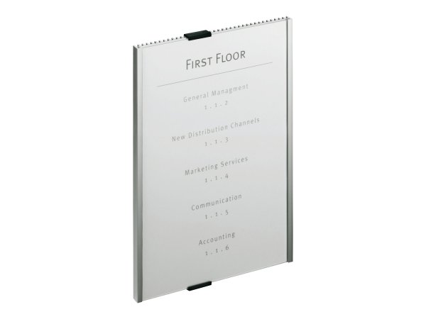 Durable Info Sign - Acrilico - Alluminio - Argento - 210 mm - 297 mm