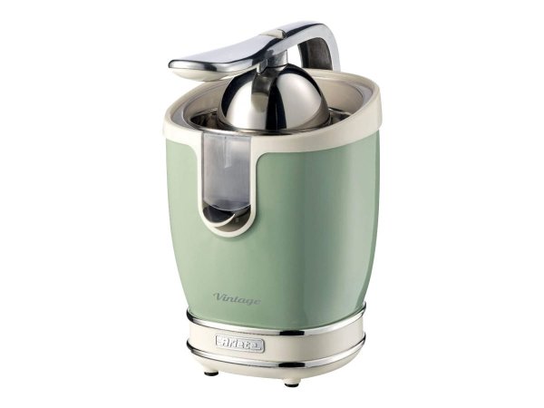 Ariete 413 Spremiagrumi Elettrico con Leva - Salvagoccia - Motore Silenzioso - 85 Watt - Design Vint