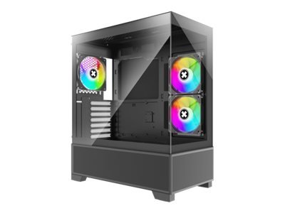 Xilence Xilent Beam X218.ARGB Gaming ATX PC Case black - Gehäuse - Midi/minitower