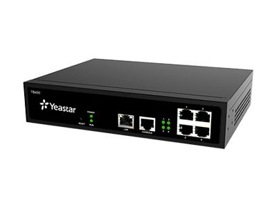 Yeastar VoIP-Gateway TB400 4xBRI - Voice-Over-IP - Gateway - Gateway - 10,1 Gbps