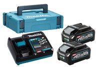Makita XGT - Set batteria e caricabatterie - Ioni di Litio - 4 Ah - 40 V - Makita - Nero
