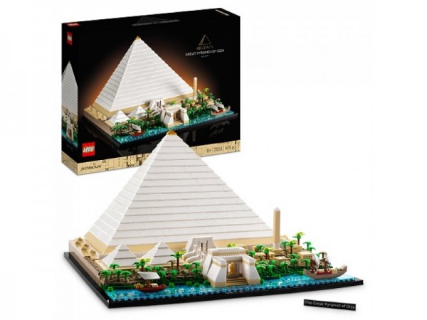 LEGO Architecture 21058 La Grande Piramide di Giza, Set da Collezione per Adulti, Hobby Creativi