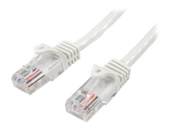 StarTech.com Cavo di Rete da 5m Bianco Cat5e Ethernet RJ45 Antigroviglio - 5 m - Cat5e - U/UTP (UTP)