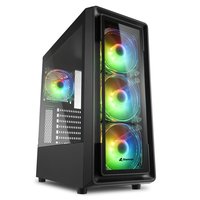 Sharkoon TK4 RGB - Midi Tower - PC - Nero - ATX - micro ATX - Mini-ITX - Multi - Ventole