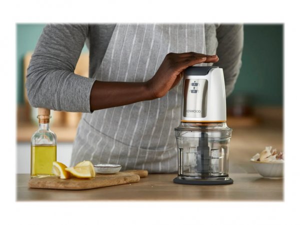 JVC Kenwood Easychop CHP61100WH Tritatutto 4 lame - 0,5 L - Bianco - Plastica - 500 W - 131 mm - 131