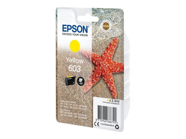Epson 603 - 2.4 ml - Gelb - original - Blisterverpackung