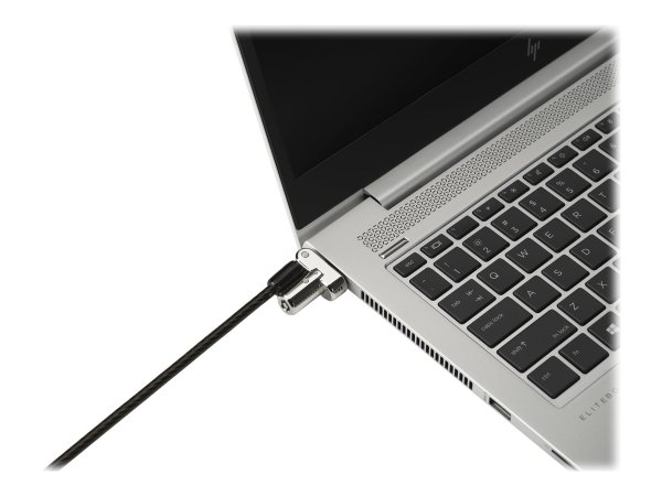 Kensington Lucchetto per laptop universale 3 in 1 con chiave - 1,8 m - Kensington - Chiave - Carboni