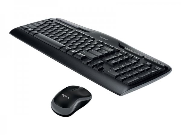 Logitech Wireless Combo MK330 - Full-size (100%) - Wireless - RF Wireless - QWERTY - Nero - Mouse in