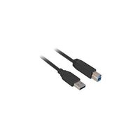 Sharkoon 3m - USB3.0-A/USB3.0-B - 3 m - USB A - USB B - USB 3.2 Gen 1 (3.1 Gen 1) - Maschio/Maschio