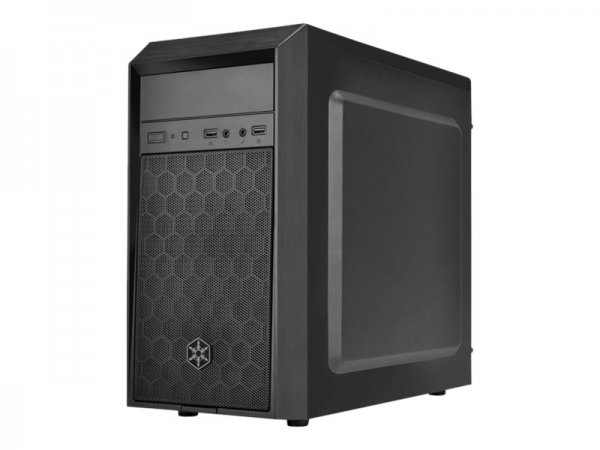 SilverStone Precision PS16 Micro-ATX Gehäuse - schwarz - Torre - ATX
