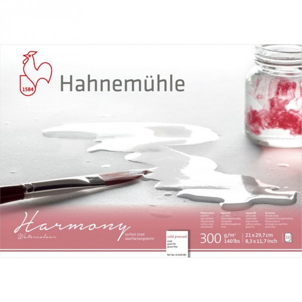 Hahnemühle Harmony Aquarell A 4 matt 12 Blatt 300 g