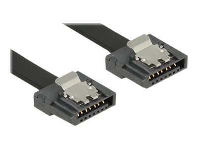Delock 1m SATA III - 1 m - SATA III - SATA 7-pin - SATA 7-pin - Maschio/Maschio - Nero