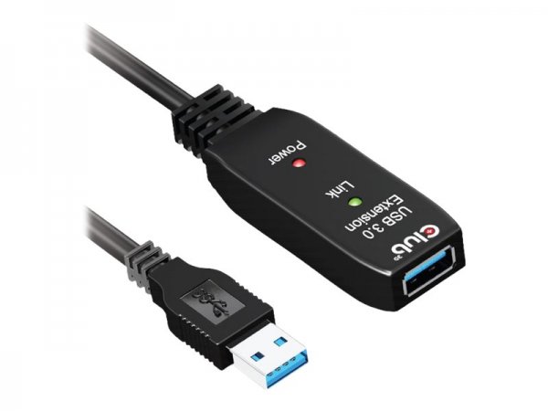 Club 3D CAC-1404 - 5 m - USB A - USB A - USB 3.2 Gen 1 (3.1 Gen 1) - 5 Gbit/s - Nero