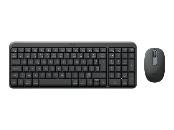 Logitech MK250 - Tastatur-und-Maus-Set - kabellos - Tastiera - AZERTY