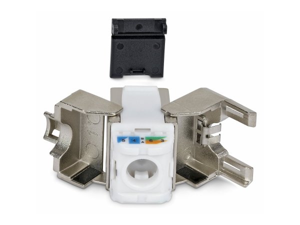 StarTech.com Cat6a Keystone Jack 10-Pack 180-Deg - Rete - CAT 6a