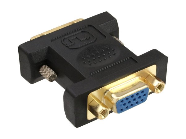 InLine VGA-Adapter - HD-15 (VGA) (W) bis DVI-A (S)