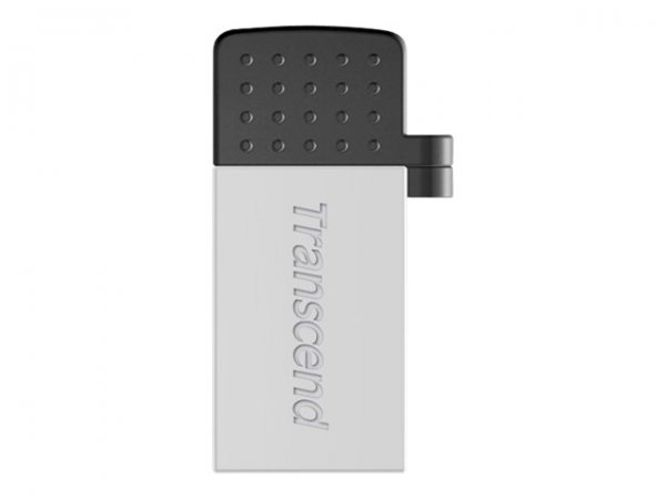Transcend JetFlash 380S 16GB - 16 GB - USB tipo A - 2.0 - Cuffia - 3,2 g - Argento