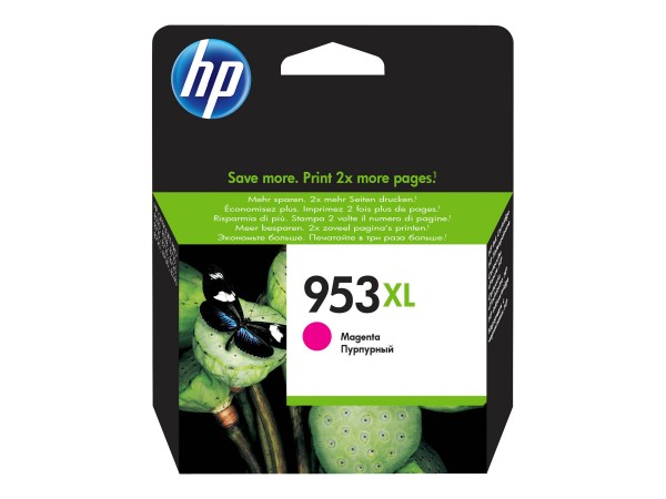 HP 953XL Magenta Original Ink Cartridge - Originale - Inchiostro a base di pigmento - Magenta - HP -