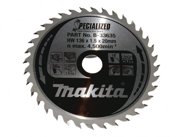 Makita B-33635 - 13,6 cm - 2 cm - 1,5 mm - 1 pz