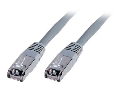DIGITUS Patch Cable - SFTP - CAT5E - 2M - grey - 2 m - Cat5e - SF/UTP (S-FTP) - RJ-45 - RJ-45 - Grig