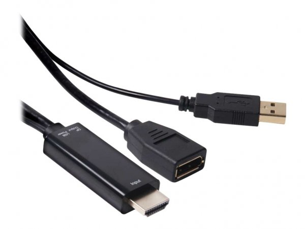 Club 3D HDMI™ to DisplayPort™ Adapter Male/Female - HDMI - DisplayPort - 0,18 m - Nero
