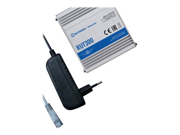 Teltonika RUT300 - WAN Ethernet - Fast Ethernet - Blu - Metallico