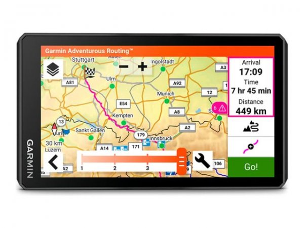Garmin ZUMO XT2 MT-S - 15,2 cm (6") - 1280 x 720 Pixel - Multi-touch - Scheda di memoria - MicroSD (