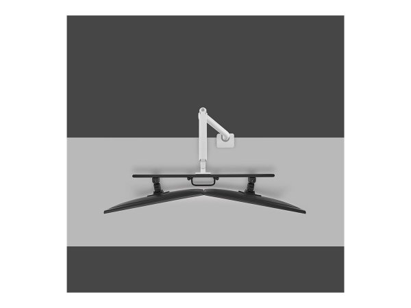 Neomounts DS75S-950WH2 Braccio per monitor 17-32" - molla a gas - Topfix - 180°-stop - Morsetto/occh