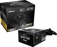 ASRock Challenger Series CL-650G ATX 80+ Gold black retail - Alimentatore pc/server - ATX