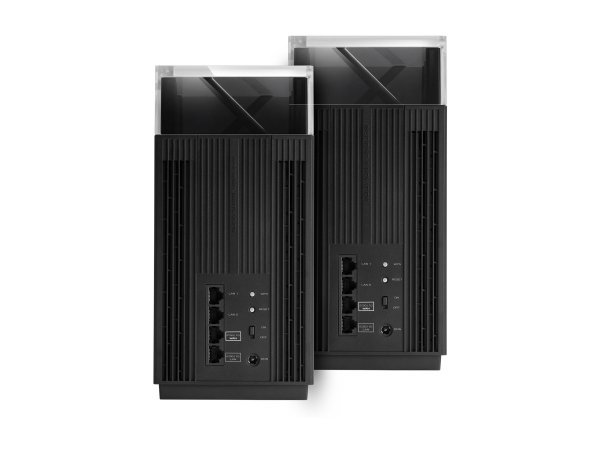 ASUS ZenWiFi Pro ET12 - Nero - Interno - Potenza - status - Tri-band (2,4 GHz/5 GHz/6 GHz) - Wi-Fi 6