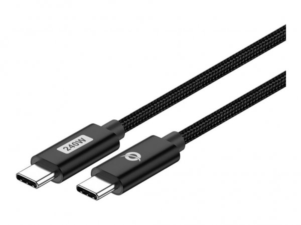 Conceptronic ETTA03B12 Usb C-C Pd 3.1 240W Schnellladekabel - Cavo - Digitale/dati