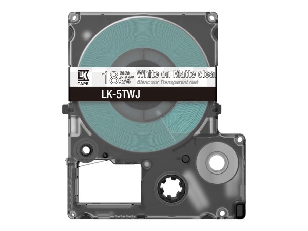 Epson LabelWorks LK-5TWJ - Weiß auf Matt-Transparent - Rolle x