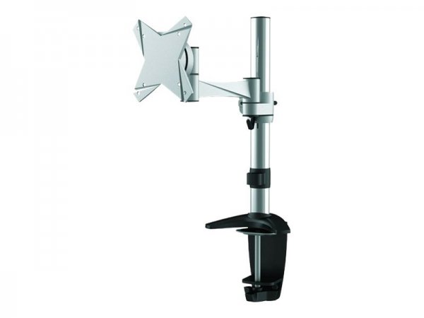 Neomounts desk mounted sit-stand workstation Screen Keyboard &