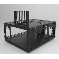 Jonsbo TB01 - PC - Nero - ATX - CEB - EATX - micro ATX - Acciaio - Casa/ufficio - PS2 - SFX