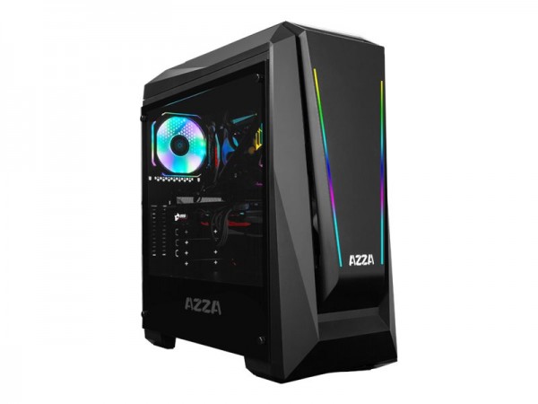 AZZA Chroma 410A - Midi Tower - PC - Nero - ATX - micro ATX - 16,2 cm - 40 cm