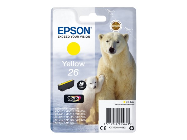 Epson Tintenpatrone C13T26144012 26 - Originale - Cartuccia di inchiostro