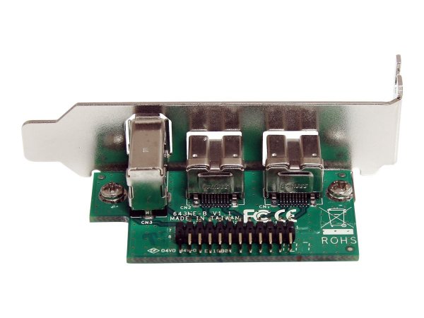 StarTech.com Scheda adattatore Mini PCI Express FireWire 2b 1a 1394 a 3 porte - PCIe - IEEE 1394/Fir