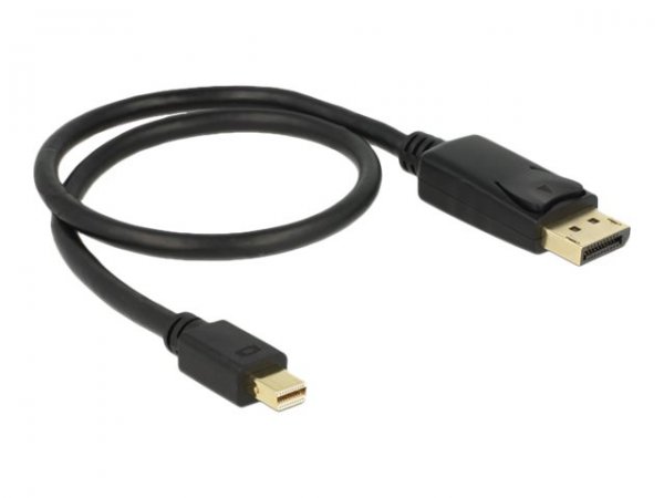 Delock Mini Displayport/Displayport - 0.5 m - 0,5 m - Mini DisplayPort - DisplayPort - Maschio - Mas