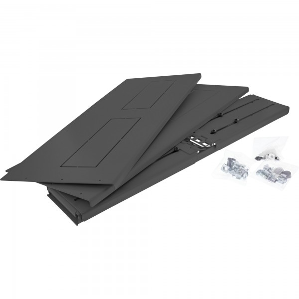 InLine Supporto rack 19" a parete - 2U - profondità 24-40cm - con coperchio - nero